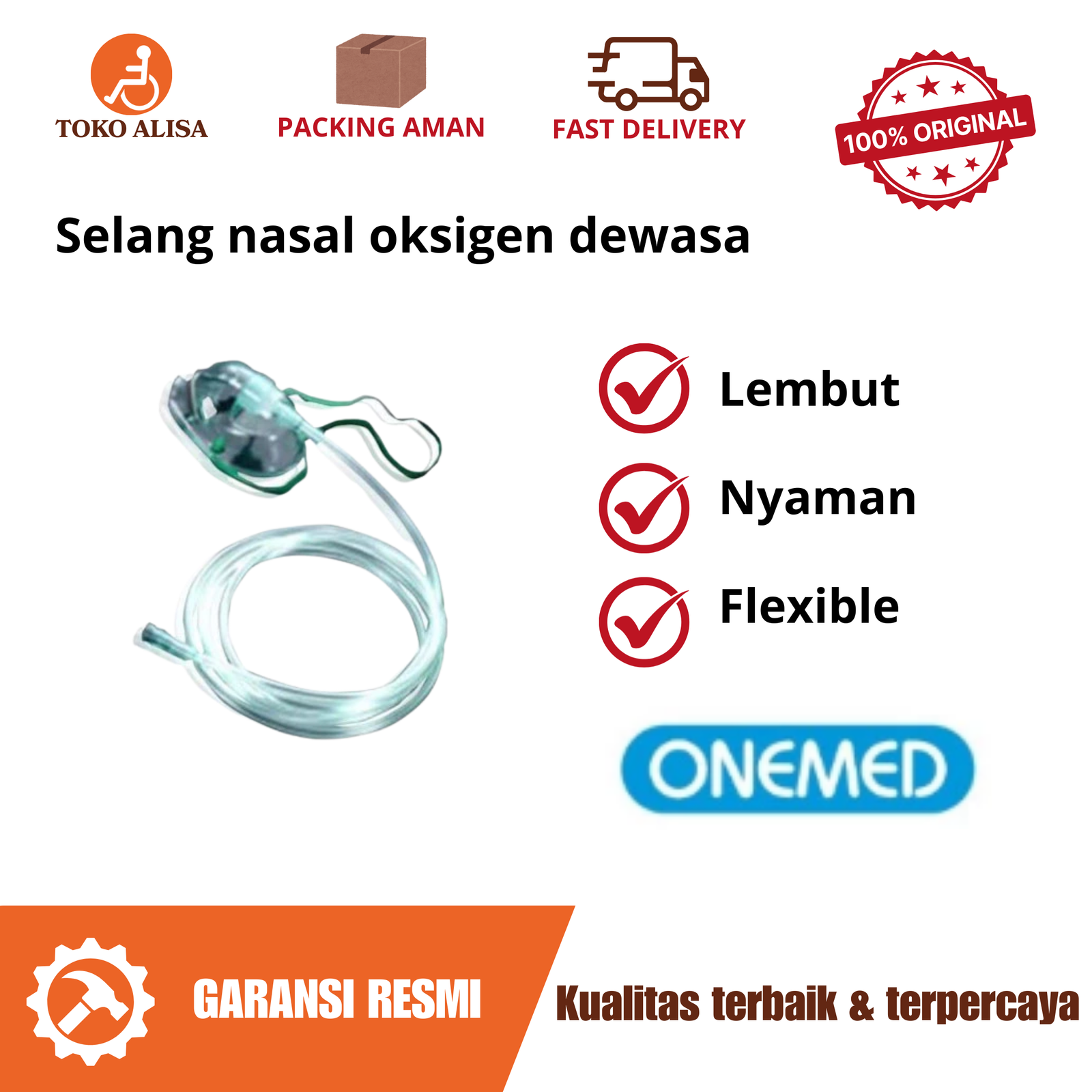 Selang nasal oksigen dewasa